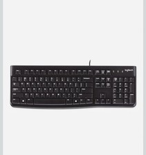 Logitech K120 Full Size Wired Keyboard USB Plug-and-Play Windows - Black picture