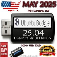 Ubuntu Budgie 25.04 USB Bootable LIVE | INSTALLER | UEFI | BIOS | LATEST VERSION picture