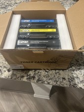 HaloFox 125A/128A Toner Cartridges - 3-Pack (Black,Cyan,Yellow)-Missing Magenta picture