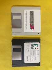 Lot of 2 Vintage 3.5 Floppy Disks Logitech MouseWare 6.6 SpinRite II RE picture