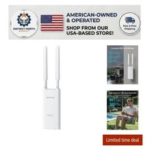 Gigabit Outdoor WiFi Access Point | , PoE Powered, Long Range 656 ft picture