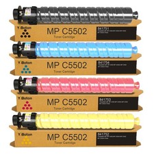YiBoton High Yield MP C4502 C5502 Toner Cartridge Black Medium, Multicolor picture