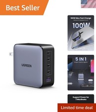Compact Nexode 100W GaN Fast Charger - 5 Ports for Ultimate Device Compatibility picture