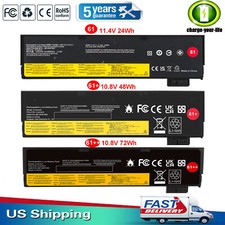 61++ Battery For Lenovo Thinkpad T470 T480 T570 T580 P51s P52s 01AV427 01AV423 picture