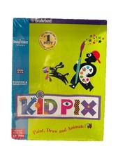 Kid Pix 1996 Broderbund ImagiMaker Series Macintosh 3.5” Floppy Disks NEW Sealed picture