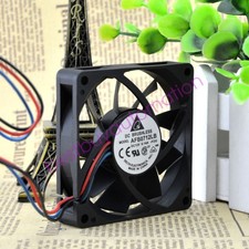DELTA AFB0712LB 12V 0.14A 7015 7CM 3-wire Chassis Cooling Industrial Fan Mute picture