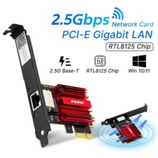 2.5Gbps PCIe Ethernet Card RTL8125 Chip Gigabit LAN Adapter for Desktop Windows picture