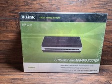 NEW Sealed Vintage D-Link EBR-2310 Ethernet Broadband Wired Router 4-Port Hub picture