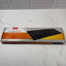 Maxwell Maxlink 2.4GHz slim wireless keyboard, black, New picture