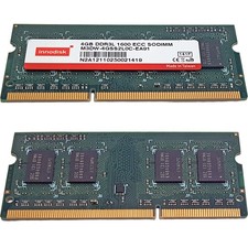 Innodisk 4GB 1Rx8 DDR3L 1600 ECC SO-DIMM M3DW-4GSS2L0C-EA91 picture