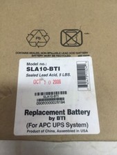 BTI SLA10-BTI REPLACEMENT BATTERY, NEW OLD STOCK picture
