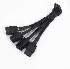 Nvidia 12VHPWR 90 Degree 12+4Pin to 4x8Pin(6+2P) Power Adapter Cable 4 RTX 40xx picture