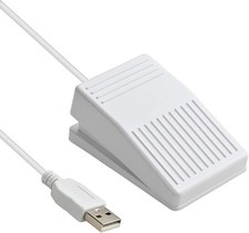 Upgraded USB Foot Pedal Switch Optical Full Quiet No Tactile Feel Sound picture