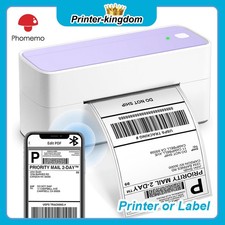 New Bluetooth Shipping Label Printer or 4x6 Thermal Paper for Small Business Lot picture