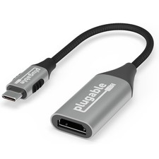 Plugable USB C to HDMI Adapter, HDMI 2.1, 8K 60Hz or 4K 144Hz, USB4 / Thunderbol picture