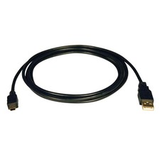 TRIPP LITE CABLES AND CONNECTI U030-003 3ft USB 2.0 Hi-Speed A to Mini-B Cable picture