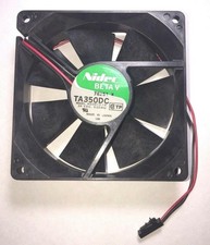 2pcs Nidec Beta V Cooling Fan TA350DC Model M33910-16 24V DC 0.22 Amp 2 pin picture
