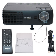 InFocus IN1112a DLP Projector WXGA 2200 Lumens HDMI USB with Remote Tested picture