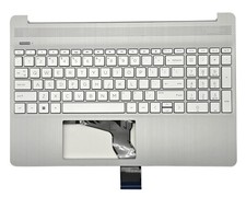 M17185-001 New For HP 15-DY 15T-DY 15-EF Palmrest Backlit Keyboard Silver WO/FPR picture