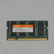 Hynix 256MB DDR SO-DIMM PC2700S-25330 200-Pin ECC HYMD232M646D6-J picture
