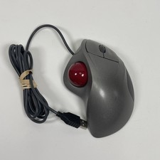 Logitech T-BB18 Trackman Wheel Trackball Mouse USB Wired Tested Working picture
