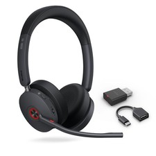 Yealink WH68 Hybrid Wireless Headset with Information Not Available, Black picture