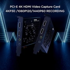 1080P120fps 4K HDMI Pcie Video Capture Card PC Game Live Steaming Recording Box picture