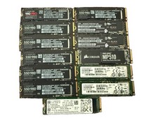 Lot of 13 1TB NVME drives mixed brands and models Samsung/WD black/corsair picture