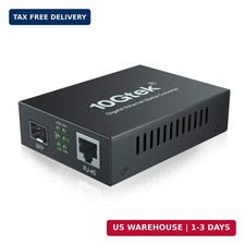 10Gtek Gigabit Ethernet Media Converter, Open SFP Fiber to Ethernet RJ45 Convert picture