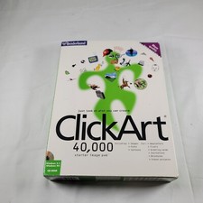 Click Art 40,000 Starter Image Pak Software 4 PC Users Guide Visual Catalog 3CDs picture