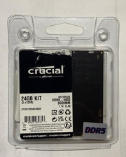 New Crucial 24GB DDR5-5600 SO-DIMM Laptop Memory Modules (2x12GB) RAM PC5-44800 picture