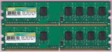2GB 2x1GB PC2-6400 DDR2-800 SP S-Power SP001GBLRU800S02 Desktop Ram Memory Kit picture