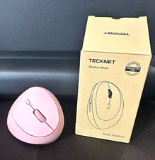 TECKNET Wireless Ergonomic Mouse 4800 DPI 6-Button TK-MS017 Pink picture