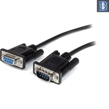 Versatile 2m Male to Female DB9 RS232 Extension Cable - Ideal for Serial Devices picture