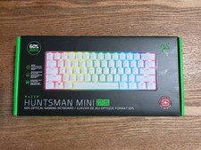New Razer Huntsman Mini Gaming Keyboard White RGB 60% Optical USB-C New picture