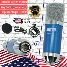 EMC920 Multi Pattern Recording Large Diaphragm Condenser Studio Microphone Blue picture