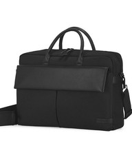 Bugatti Madison Collection Briefcase Black Unisex Trolley Pass-Through Luggage picture