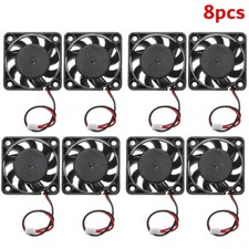 8x 12V Mini Silent Cooling Computer Fan - Small 40mm x 10mm DC Brushless 2-pin picture