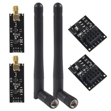 2Pcs NRF24L01+PA+LNA RF Wireless Transceiver Module with SMA Antenna 2.4G 110... picture