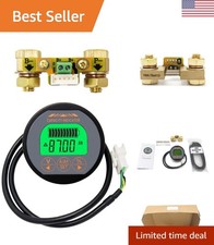 LCD Battery Monitor 8V-80V 0-100A with Custom 6.5 ft Cable for Accurate Readings picture