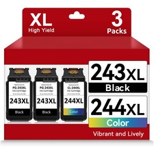 PG243 XL CL244 XL Ink Cartridge For Canon PIXMA MG2920 MG2922 MG2924 MX490 TS302 picture