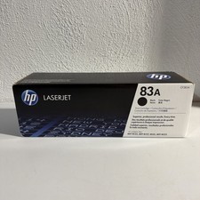 Genuine HP CF283A 83A LaserJet Toner Cartridge - Black New Sealed picture