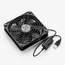 120Mm Fan with 3 Speed 5V USB Powered Case Fan 1500PRM Gaming PC picture