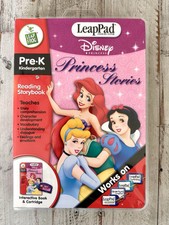 Leap Frog LeapPad Pre-K Reading Storybook Disney Princess Book & Cartridge NEW picture