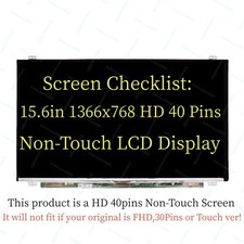 For LTN156AT35-P01 LTN156AT35-W01 LTN156AT35-T01 15.6'' WXGA Slim LED LCD Screen picture