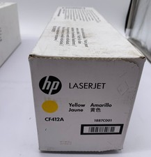 Genuine HP 410A (CF412A) Yellow Original LaserJet Toner Cartridge, OEM picture