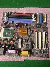 PCChips M810D V8.0A Socket 462 Motherboard AMD Athlon XP 2500+ CPU Vintage @MB3 picture