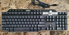 Dell Deluxe SK-8135 Wired Mechanical Keyboard Black  2 USB Imputs picture