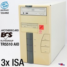 3X ISA Slot ECS TR5510 AIO Pentium 133MHZ Computer PC Parallel LPT COM Win 95 98 picture