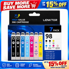 98 Ink 7PK 6 Color Photo Ink With Chip for Artisan 725 730 800 810 837 700 710 picture